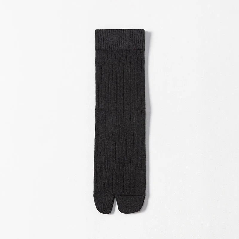 Men’s 2-Toe Tabi Socks – Split Toe Cotton Socks for Flip Flops & Casual Wear