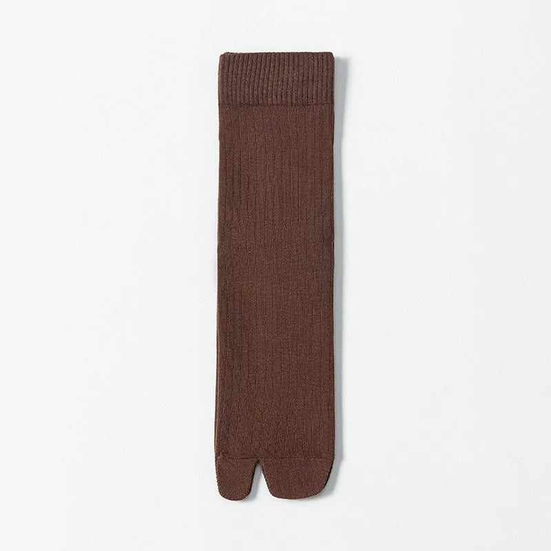 Men’s 2-Toe Tabi Socks – Split Toe Cotton Socks for Flip Flops & Casual Wear