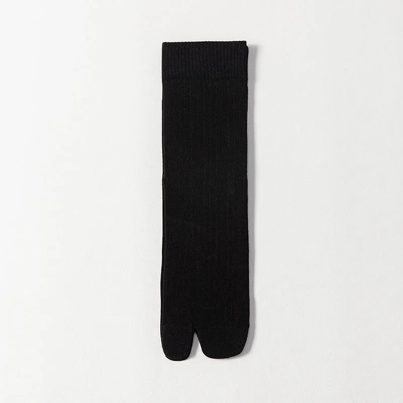 Men’s 2-Toe Tabi Socks – Split Toe Cotton Socks for Flip Flops & Casual Wear