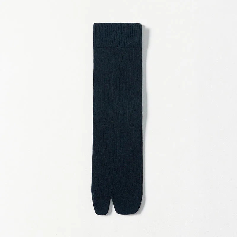 Men’s 2-Toe Tabi Socks – Split Toe Cotton Socks for Flip Flops & Casual Wear